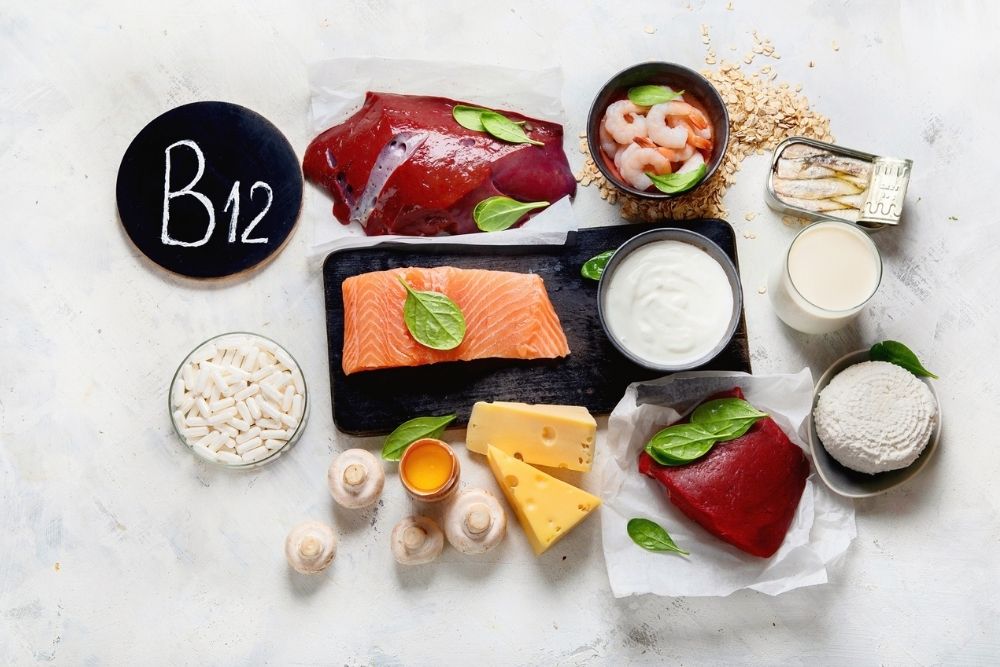 Natural food sources of vitamin B12